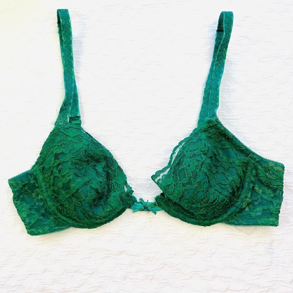 BUY 1 GET 1 FREE Lace emerald green bra 34B inner secrets